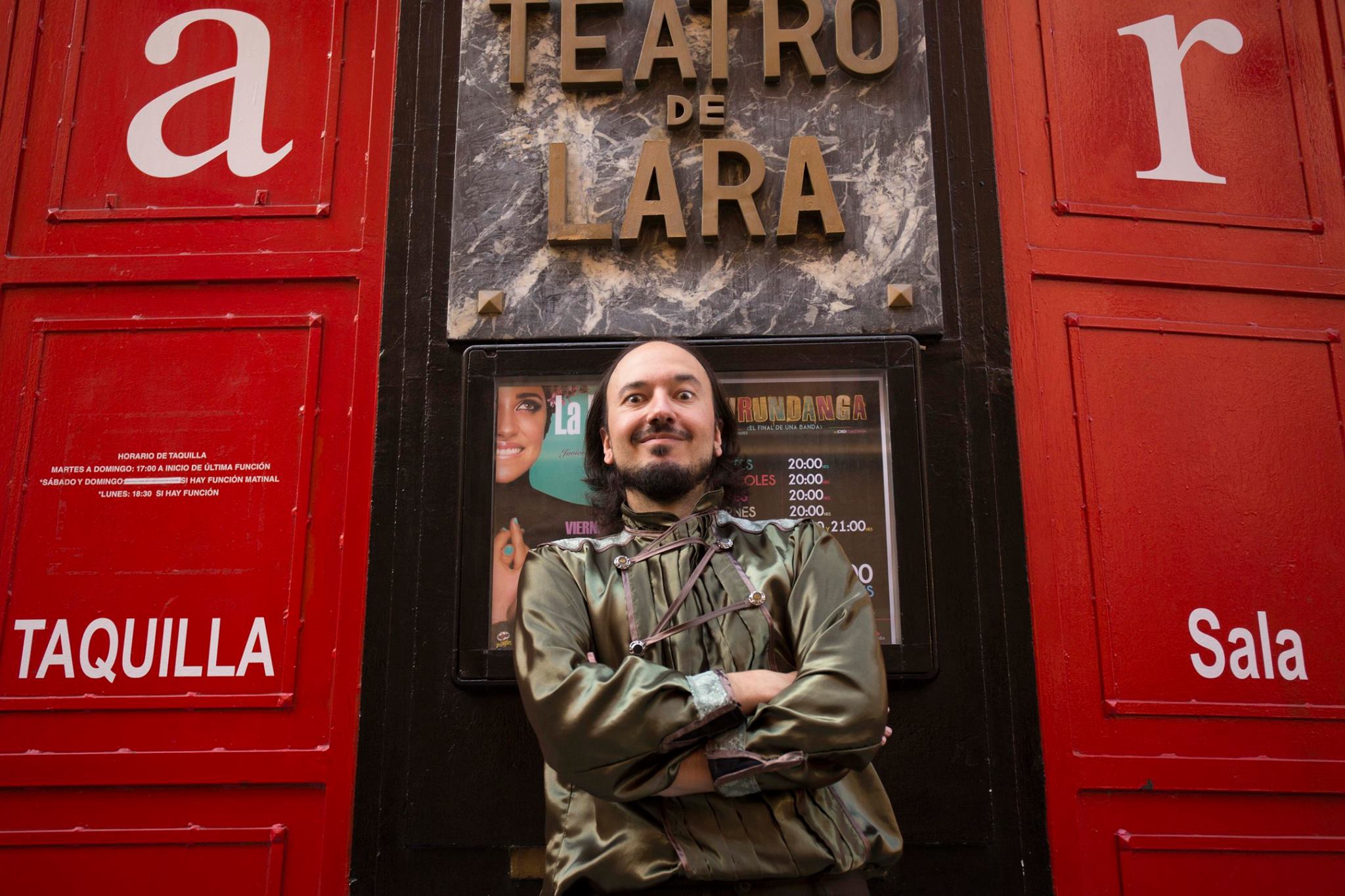 Foto en el Teatro Lara